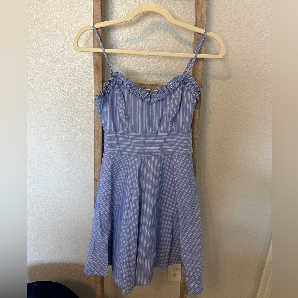 Altar’d State Ruffle Top Striped Dress